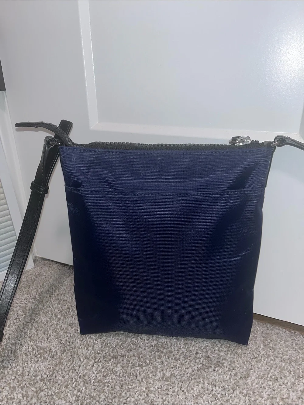 NWOT Marc Jacobs North South Indigo Blue & Black Crossbody Messenger Bag